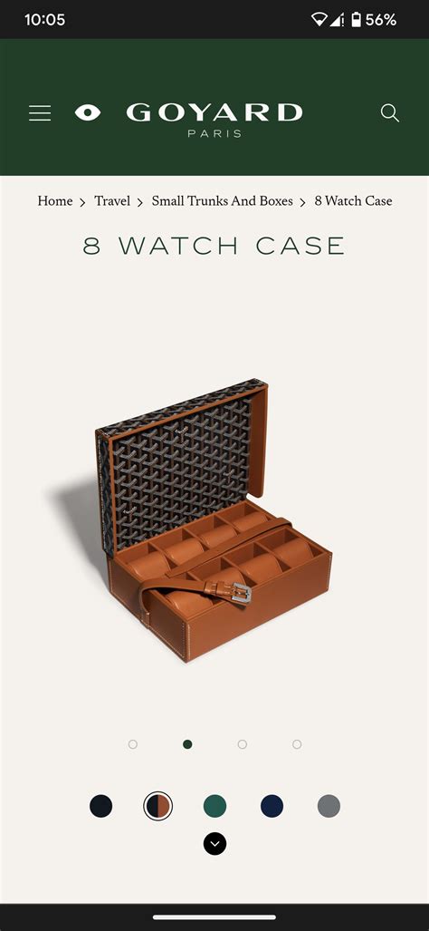 goyard case s8|Joux 8 Watch Case .